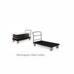rectangular table trolley